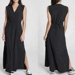 Athleta Marlow Maxi Dress Black Sz XL